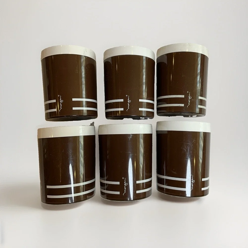 MCM Morgan & Co Tumblers Vintage 70s Insulated Plastic Made In USA Contemporary